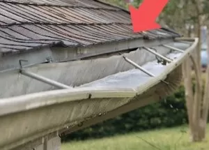 clogged gutters